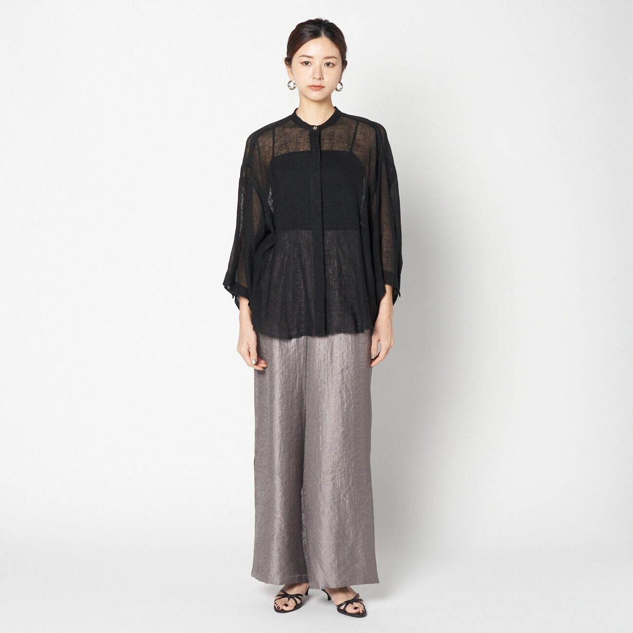 HELIOPOLE「HELIOPOLE LINEN GAUZE SHIRT」|シャツ・ブラウス|