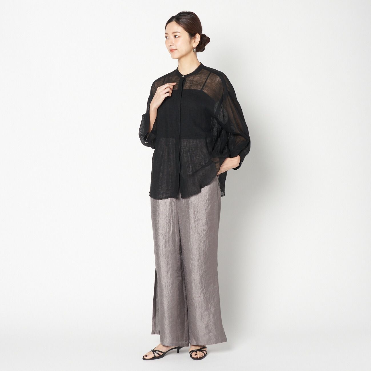 HELIOPOLE「HELIOPOLE LINEN GAUZE SHIRT」|シャツ・ブラウス|