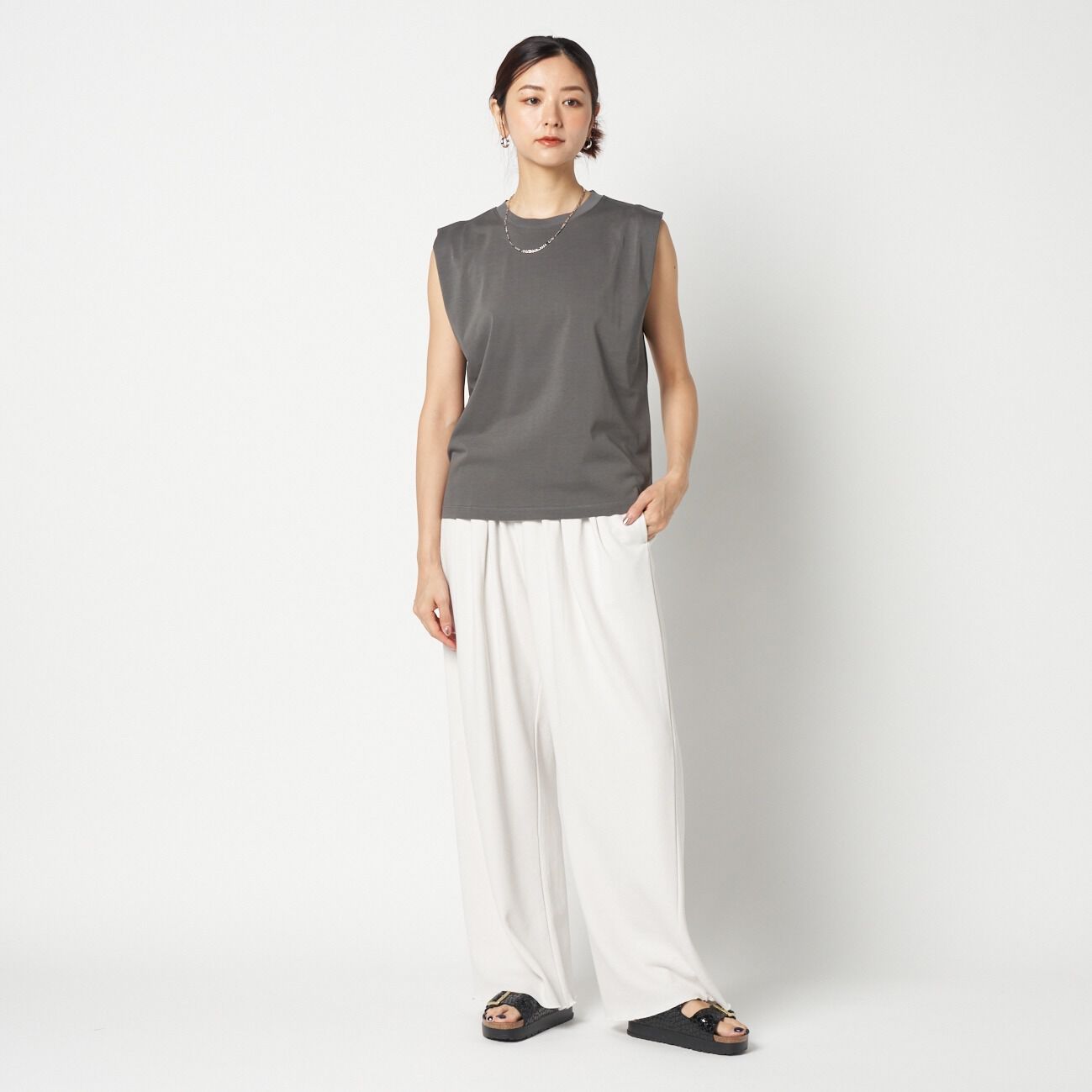 HELIOPOLE「HELIOPOLE SHOULDER TUCK TEE」|Tシャツ・カットソー|