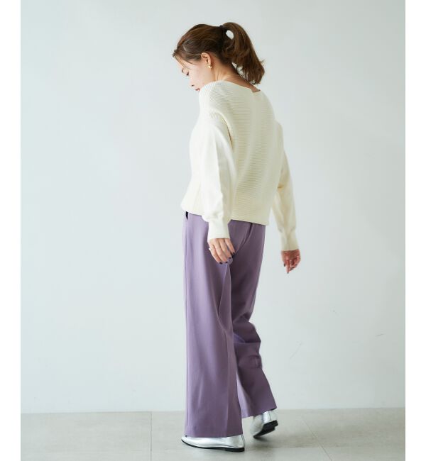 le.coeur blanc「センタープレスイージーパンツ」|その他|