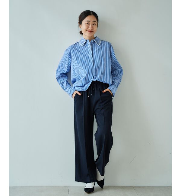 le.coeur blanc「センタープレスイージーパンツ」|その他|