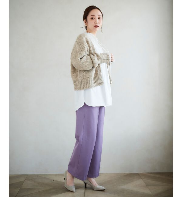 le.coeur blanc「センタープレスイージーパンツ」|その他|