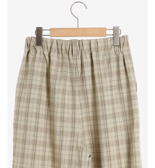 le.coeur blanc「チェックセンタープレスパンツ」|その他|