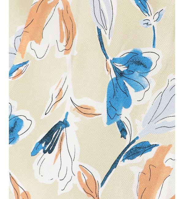 le.coeur blanc「IPEKERフラワーフレアスカート」|スカート|