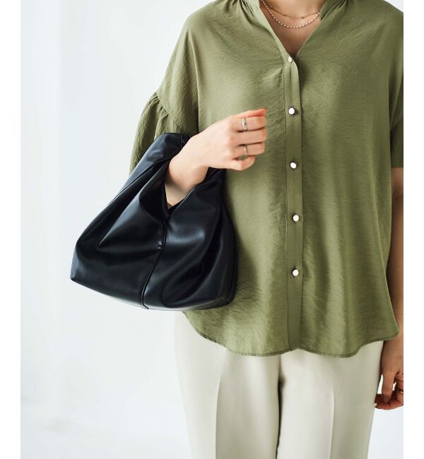 le.coeur blanc「ツイストハンドルミニバッグ」|ハンドバッグ|