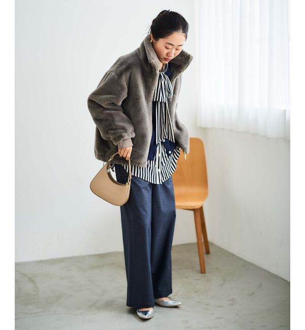  「ストライプボウタイブラウス」|シャツ・ブラウス|