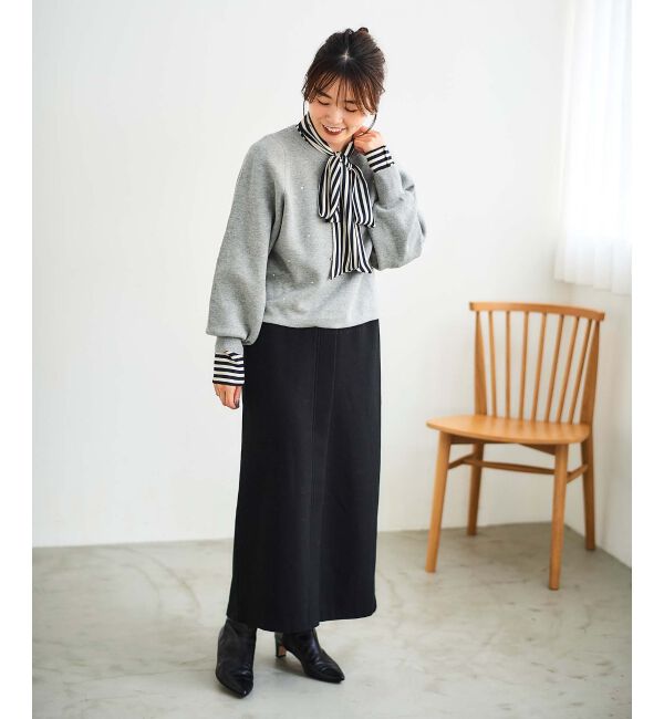  「ストライプボウタイブラウス」|シャツ・ブラウス|