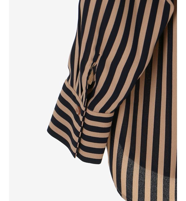  「ストライプボウタイブラウス」|シャツ・ブラウス|