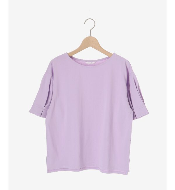  「コットンタックスリーブTシャツ」|Tシャツ・カットソー|