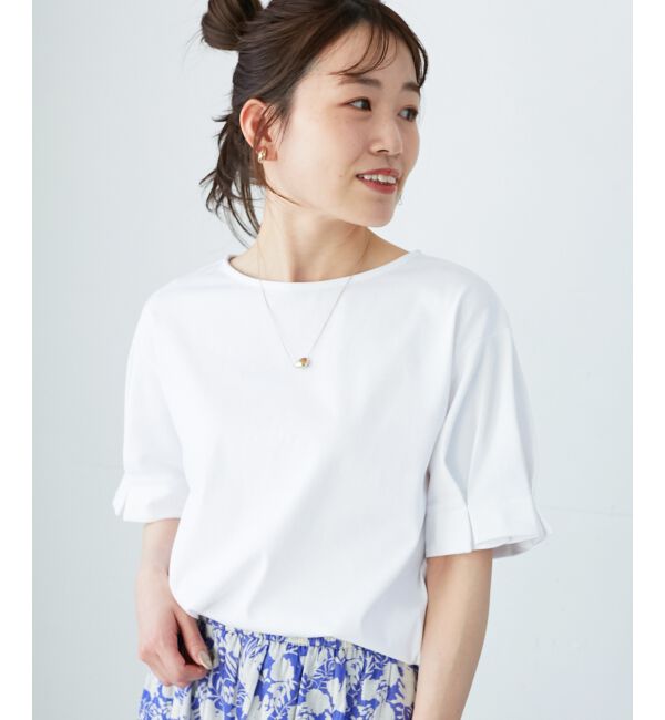  「コットンタックスリーブTシャツ」|Tシャツ・カットソー|