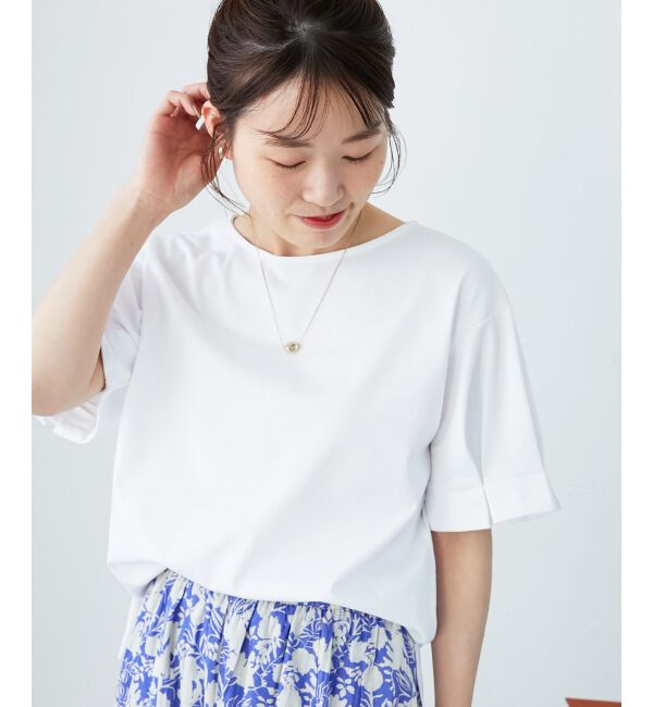  「コットンタックスリーブTシャツ」|Tシャツ・カットソー|