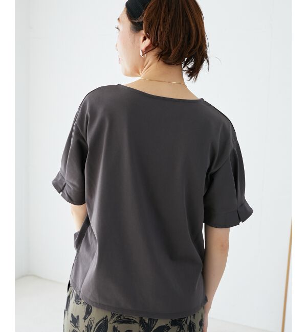  「コットンタックスリーブTシャツ」|Tシャツ・カットソー|