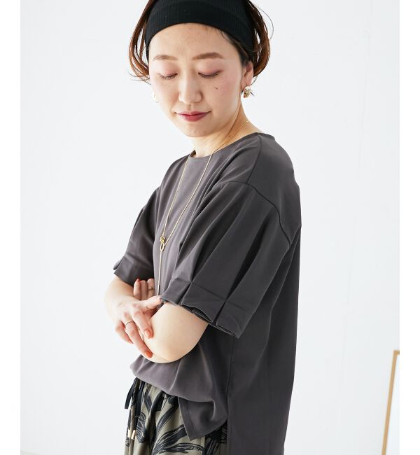  「コットンタックスリーブTシャツ」|Tシャツ・カットソー|