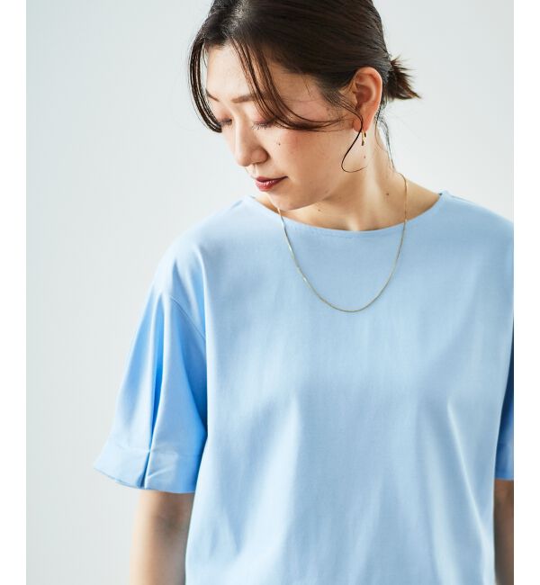  「コットンタックスリーブTシャツ」|Tシャツ・カットソー|