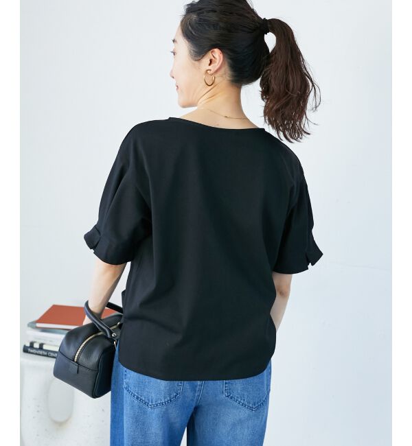  「コットンタックスリーブTシャツ」|Tシャツ・カットソー|