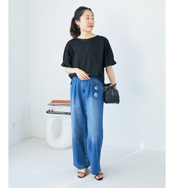  「コットンタックスリーブTシャツ」|Tシャツ・カットソー|