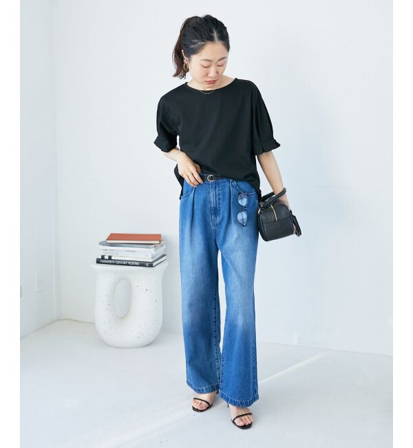  「コットンタックスリーブTシャツ」|Tシャツ・カットソー|