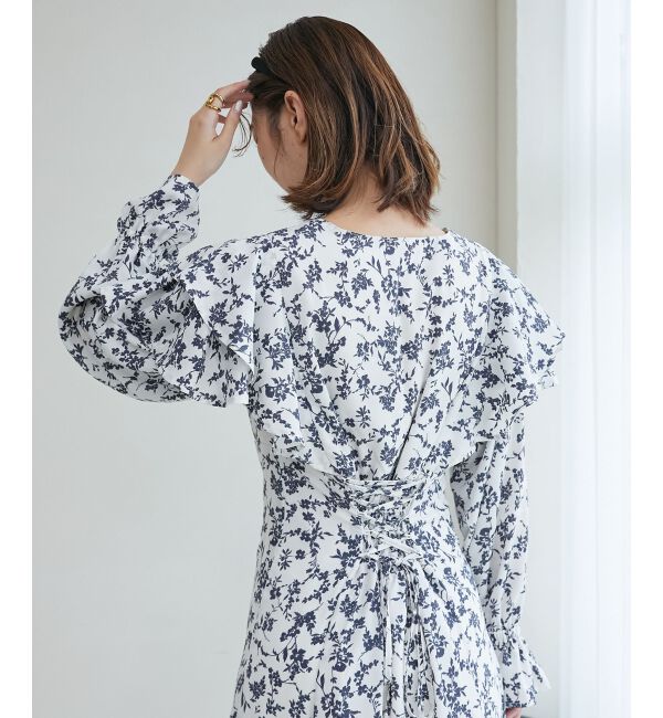 MAJESTICLEGON「スタイルアップフリルワンピース」|ワンピース|