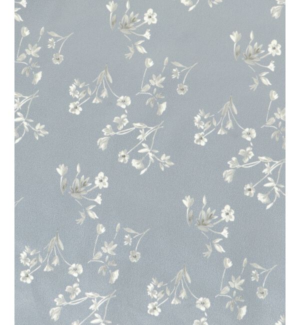  「パウダーサテンフラワーワンピース」|ワンピース|