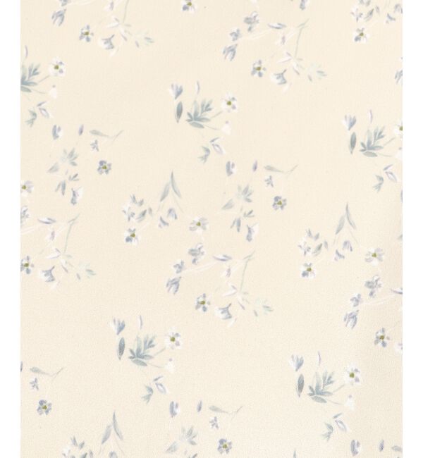  「パウダーサテンフラワーワンピース」|ワンピース|