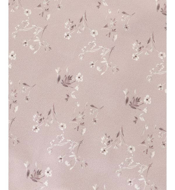  「パウダーサテンフラワーワンピース」|ワンピース|