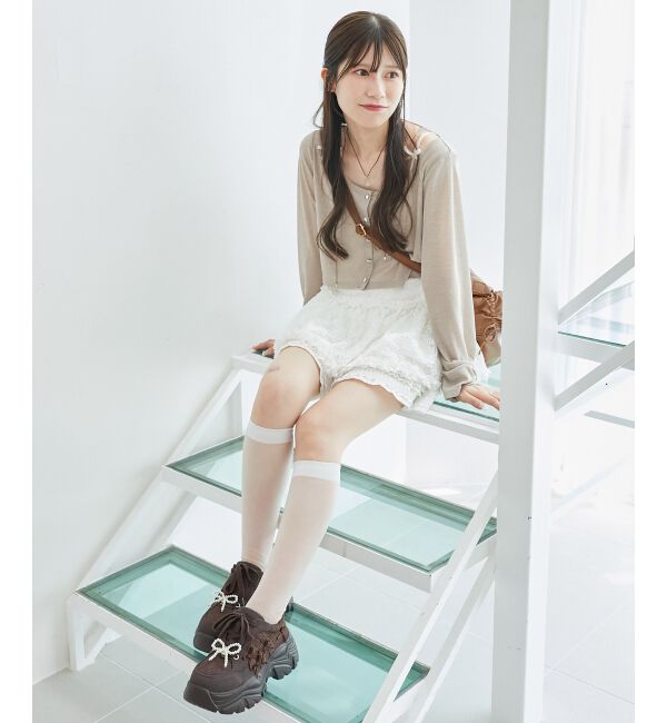 MAJESTICLEGON「2WAYデコリボンスニーカー」|スニーカー|