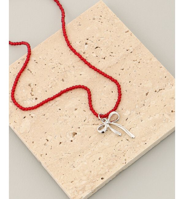 MAJESTICLEGON「モチーフビーズネックレス」|ネックレス|