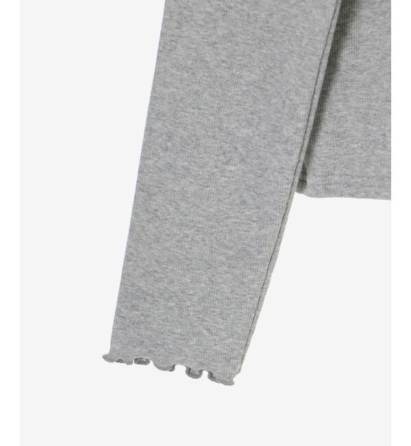 MAJESTICLEGON「フロントギャザーフリルトップス」|Tシャツ・カットソー|