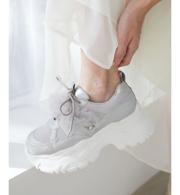 MAJESTICLEGON「取り外しできるフリルスニーカー」|スニーカー|