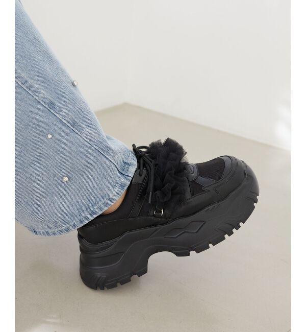 MAJESTICLEGON「取り外しできるフリルスニーカー」|スニーカー|