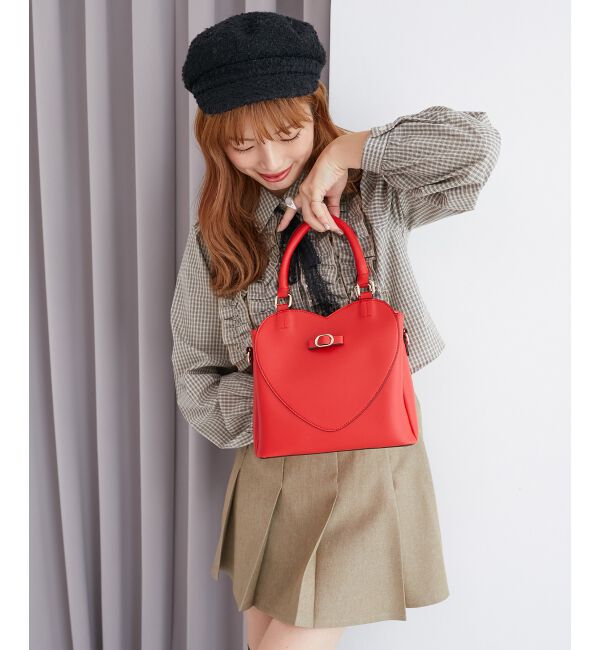 MAJESTICLEGON「ハートリボンショルダーバッグ」|ショルダー・メッセンジャー|