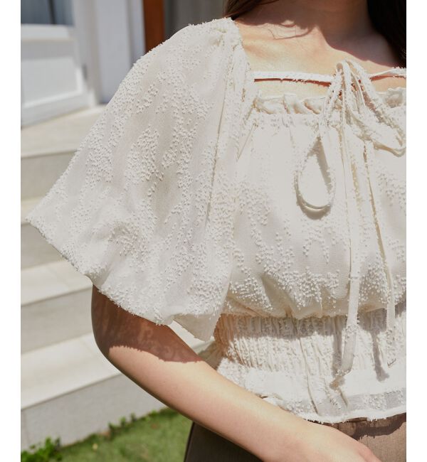  「前後2wayバルーン袖ブラウス」|シャツ・ブラウス|