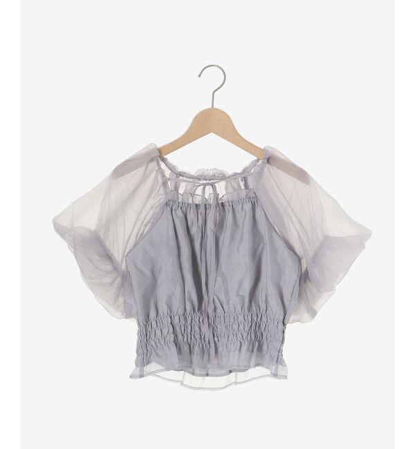  「前後2wayバルーン袖ブラウス」|シャツ・ブラウス|