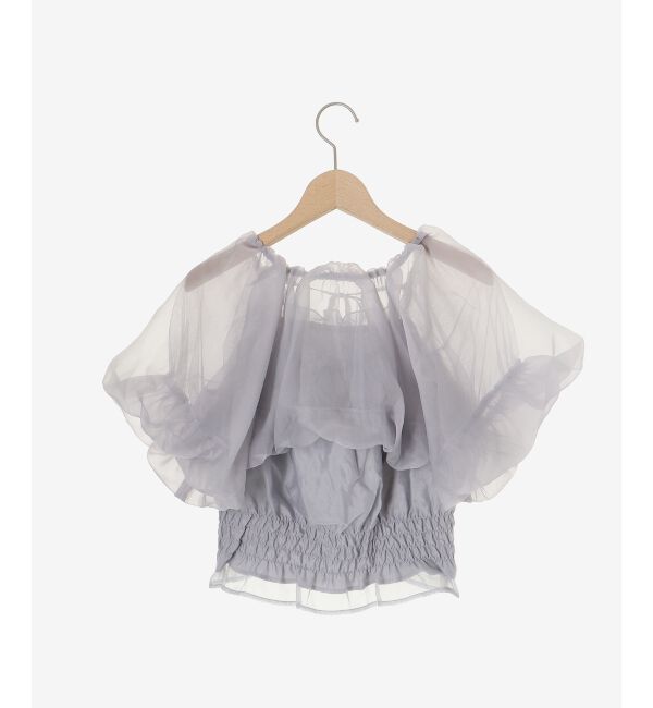  「前後2wayバルーン袖ブラウス」|シャツ・ブラウス|