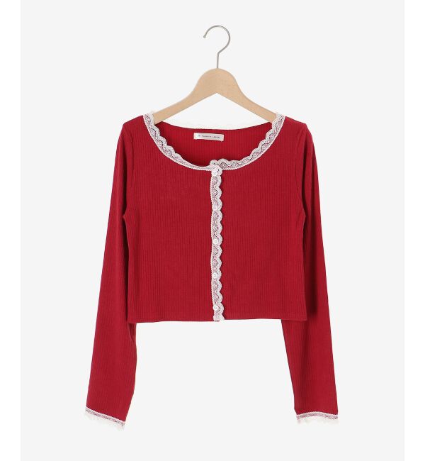  「レース使いキャミカーデセット」|カーディガン|