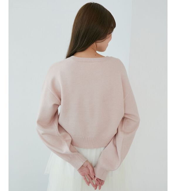  「ふわふわLadycatリボンニット」|ニット・セーター|