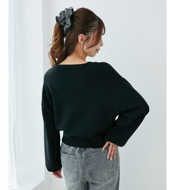  「ふわふわLadycatリボンニット」|ニット・セーター|