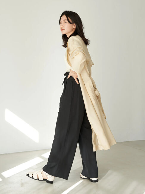 earth music&ecology「シアートレンチコート」|スーツ|