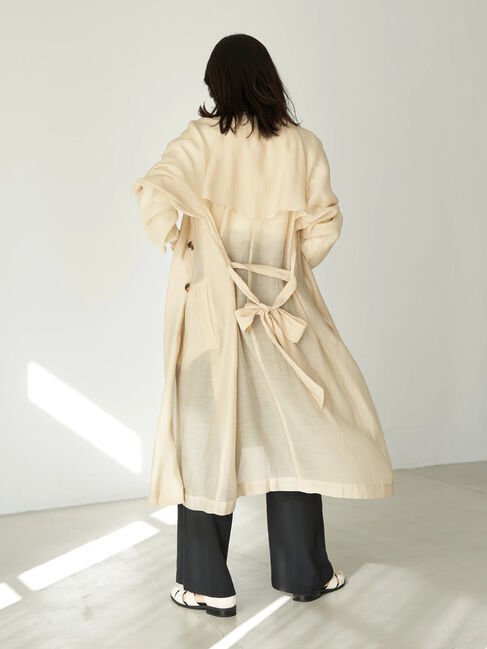 earth music&ecology「シアートレンチコート」|スーツ|