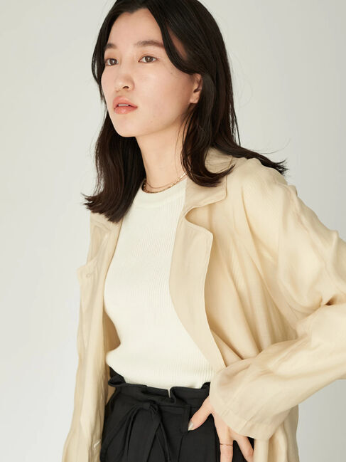 earth music&ecology「シアートレンチコート」|スーツ|