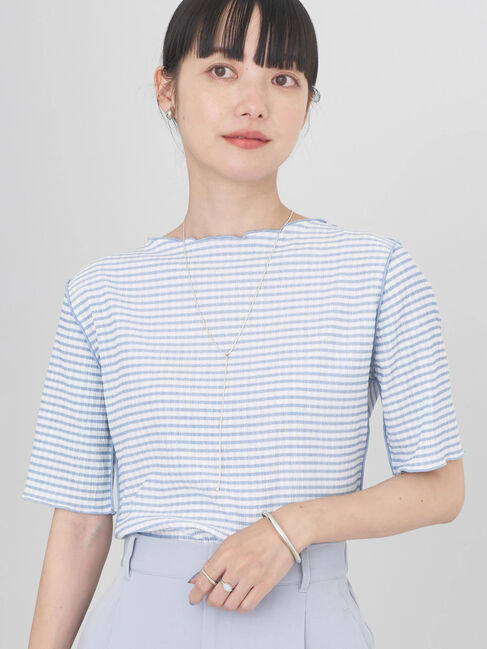 earth music&ecology「ギンガムメロープルオーバー」|Tシャツ・カットソー|