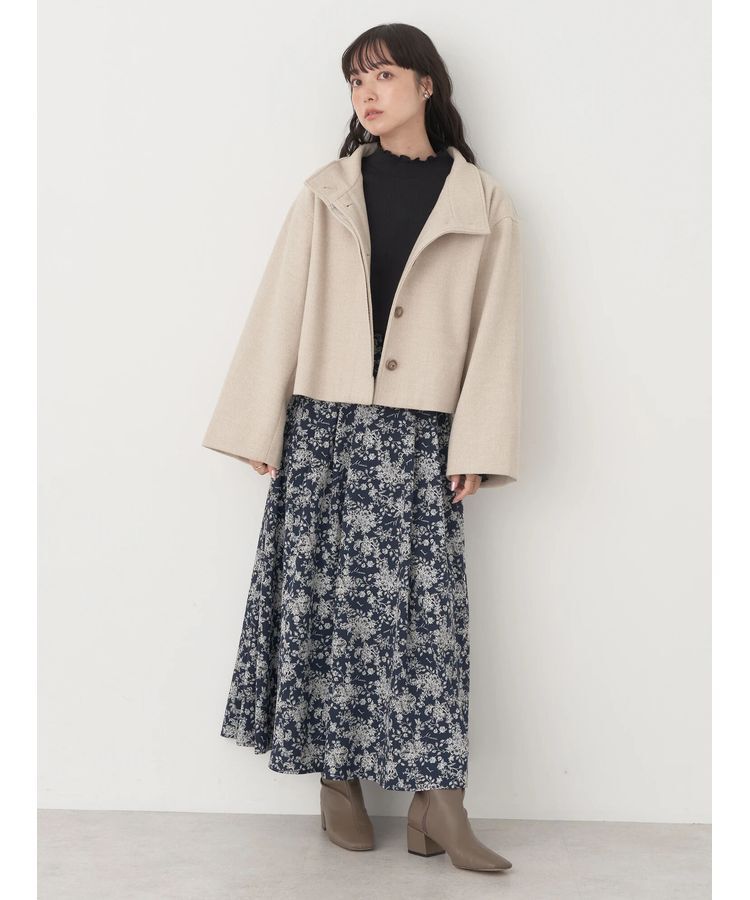 earth music&ecology「チェーンリブハイネックプルオーバー」|Tシャツ・カットソー|