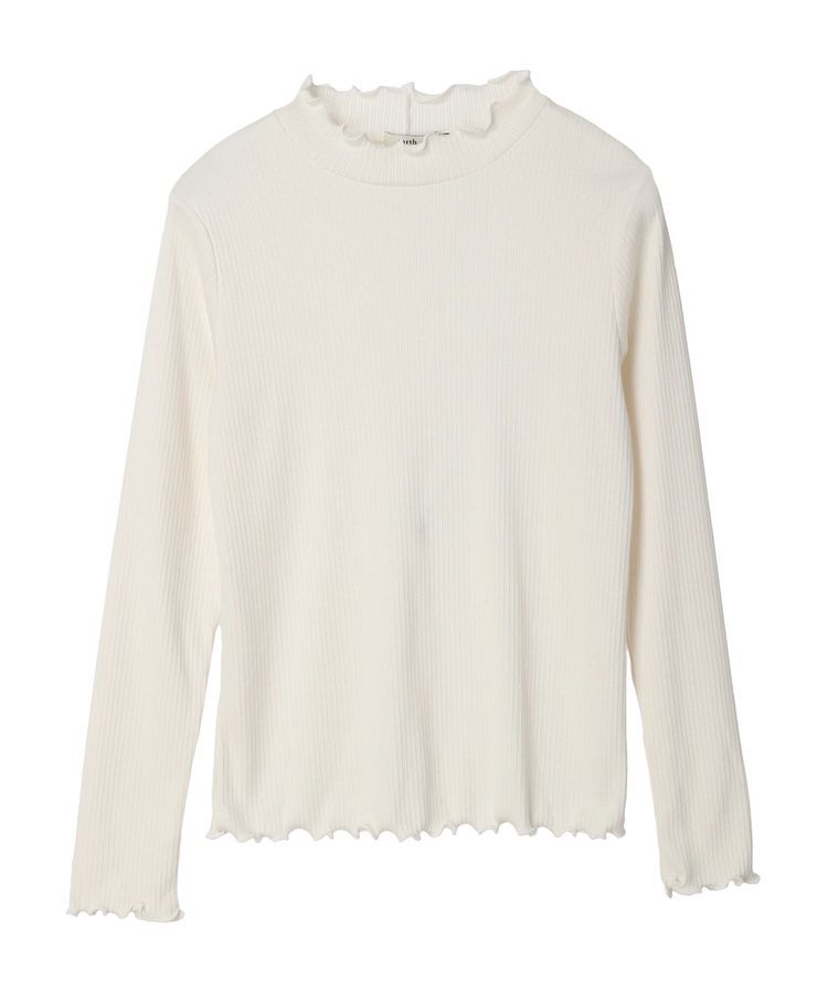 earth music&ecology「チェーンリブハイネックプルオーバー」|Tシャツ・カットソー|