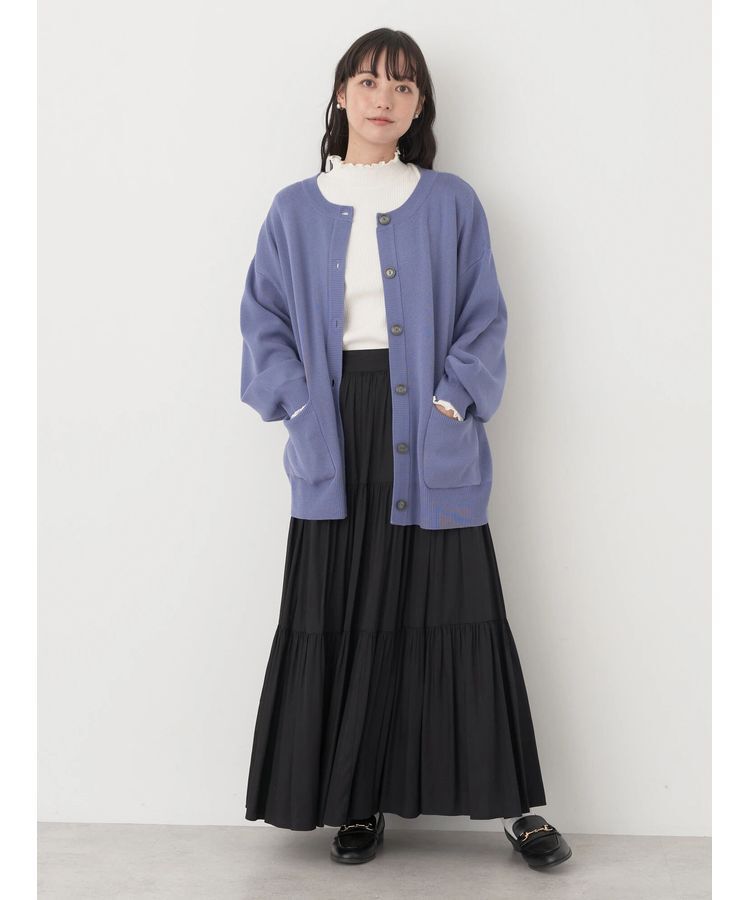 earth music&ecology「チェーンリブハイネックプルオーバー」|Tシャツ・カットソー|