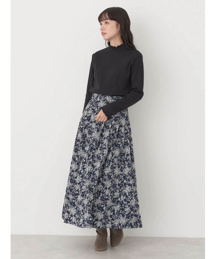 earth music&ecology「チェーンリブハイネックプルオーバー」|Tシャツ・カットソー|