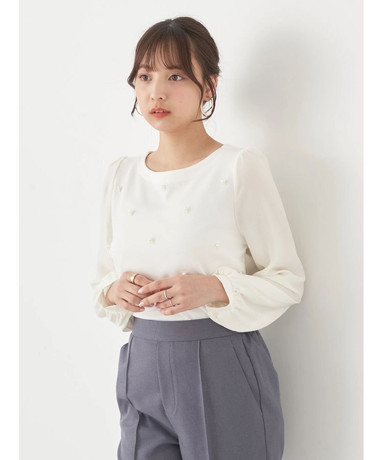 earth music&ecology「パールポイントプルオーバー」|Tシャツ・カットソー|