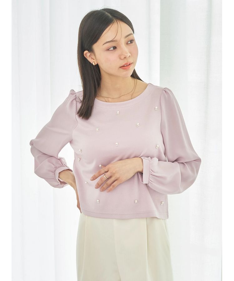 earth music&ecology「パールポイントプルオーバー」|Tシャツ・カットソー|Pink