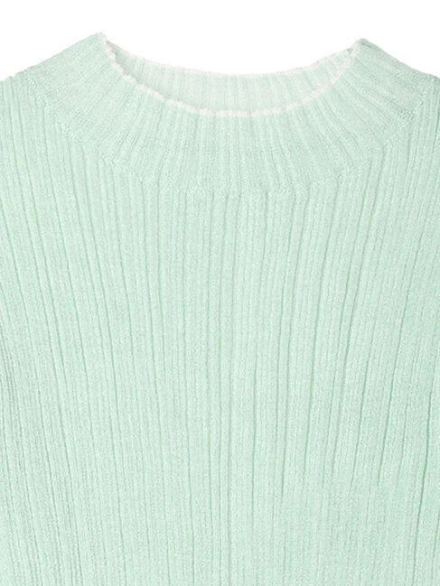 earth music&ecology「シアー配色リブプルオーバー」|Tシャツ・カットソー|