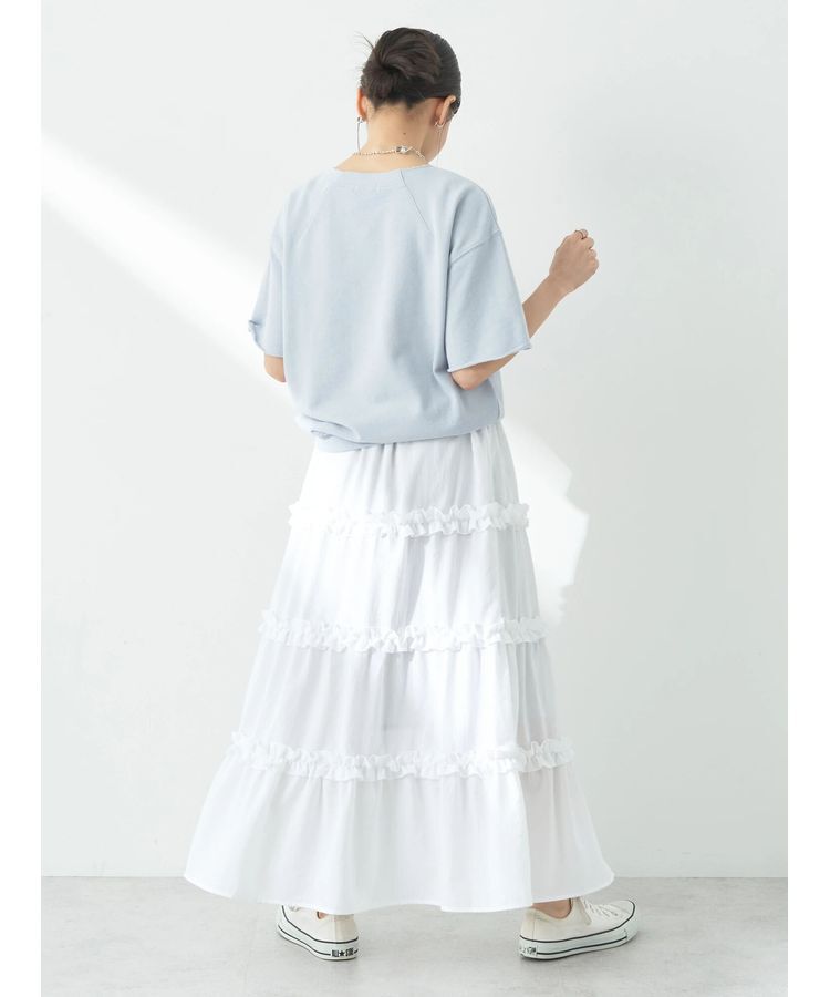 earth music&ecology「デザインネックウラケプルオーバー」|Tシャツ・カットソー|