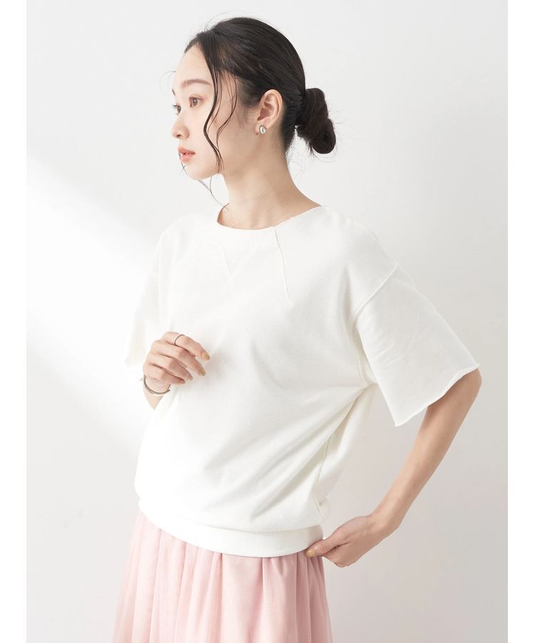 earth music&ecology「デザインネックウラケプルオーバー」|Tシャツ・カットソー|